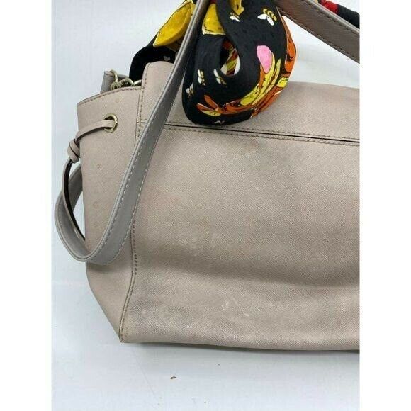 KATE SPADE Leather Handbag W/ Winnie The Pooh Silk