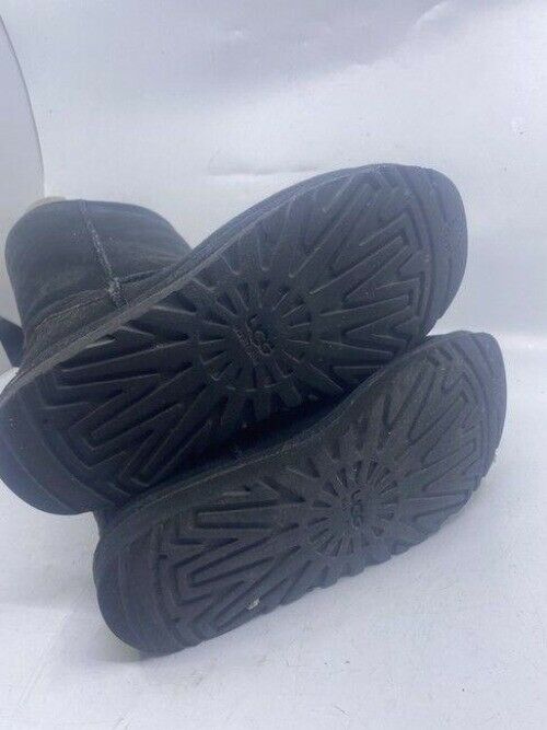 Ugg Australia Black Classic Slip On Tall Bootsbooties Size Us