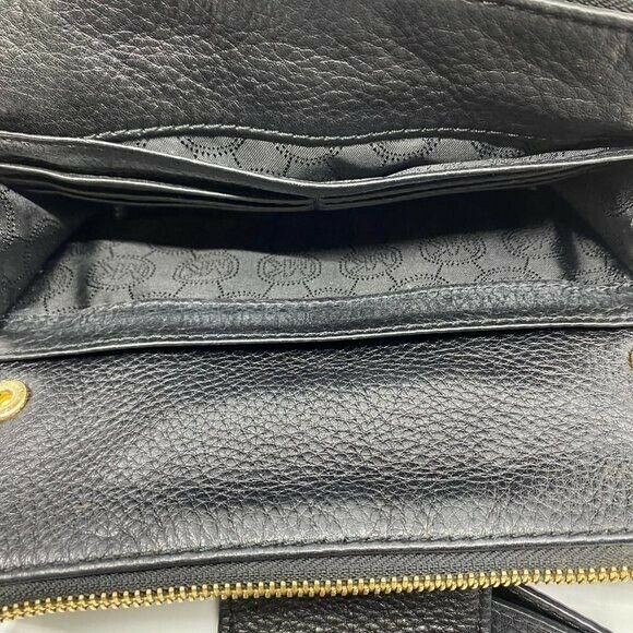 Michael Kors Black Small Leather Crossbody Bag