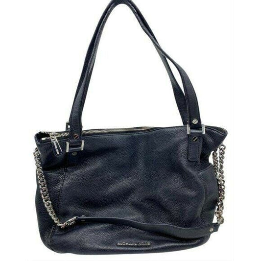 MICHAEL KORS Blue Large Leather Shoulder Bag $390
