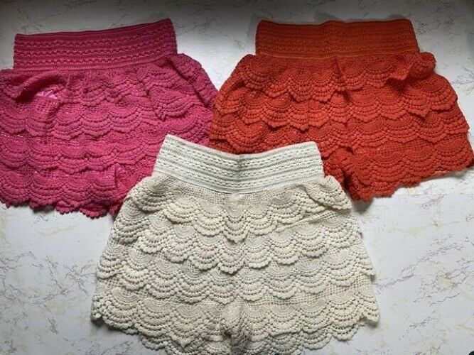 Musa Red Pink Off White Lace Pack Of