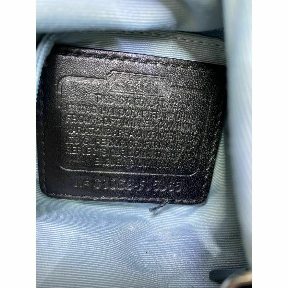 COACH Medium/ Large Leather Black Shoulder Bag