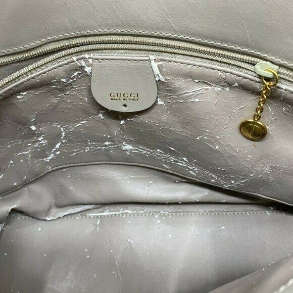 GUCCI Vintage Leather Shoulder bag Customized W/ D