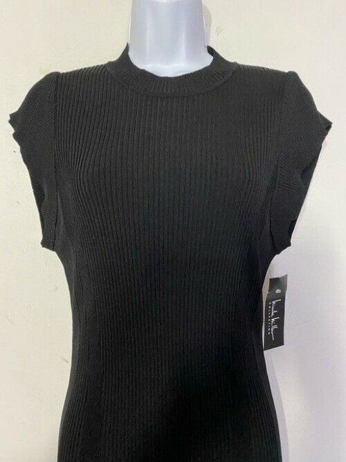 nicole miller black new sweater msrp