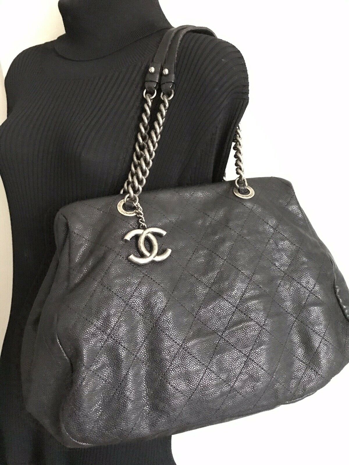 CHANEL Caviar Large Tote Msrp 4K