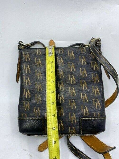 dooney and bourke and wallet black yellow cross body bag