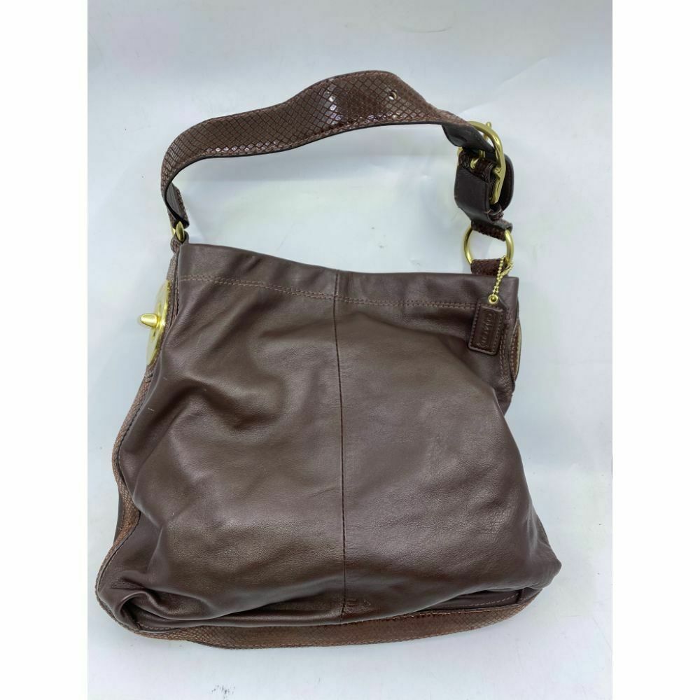 COACH XL Leather Brown Shoulder Bag Very Good Condition