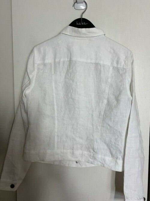 nicole miller white new linen msrp