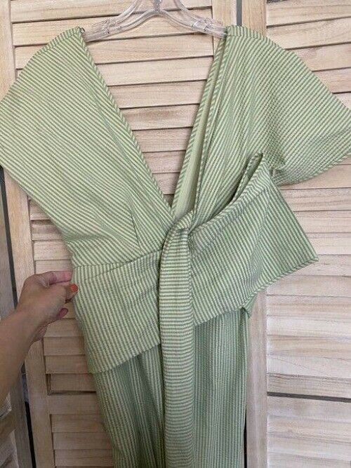 Lela Rose Olive Green Symmetrical Small Short Casual Dress