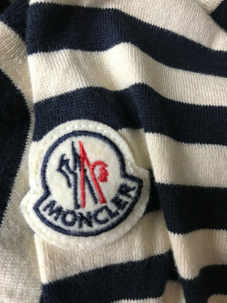 MONCLER Men’s Striped Polo Shirt sz L
