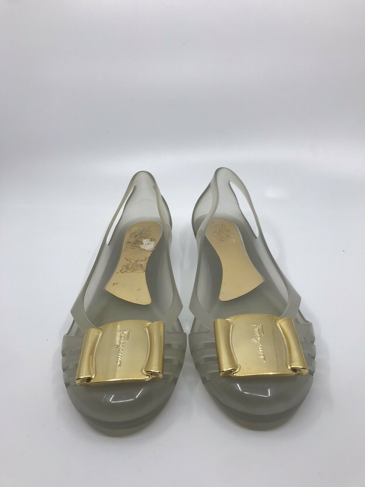 SALVATORE FERRAGAMO Jelly Flats Shoes size 6