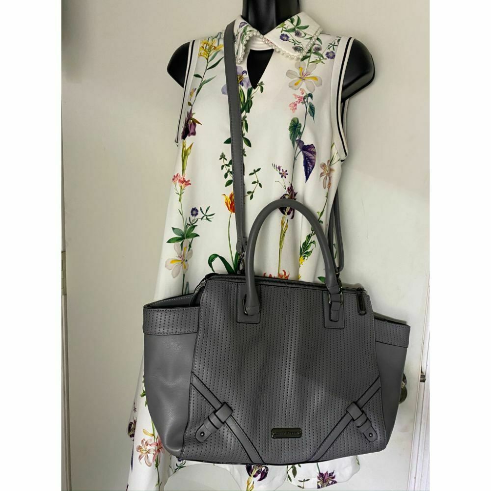 Steve Madden Gray Large Tote Bag