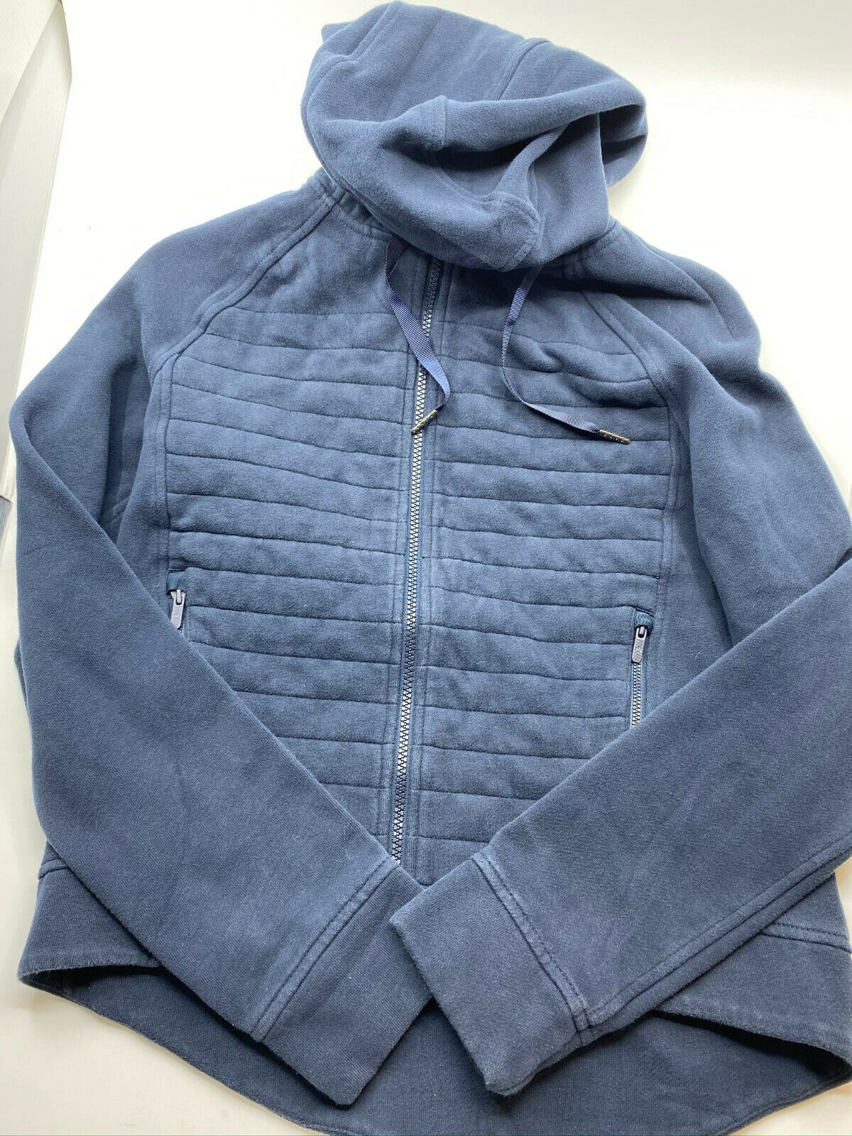 LULULEMON Womens Ash Blue Long Sleeves Stylish Hoodies Size: 4
