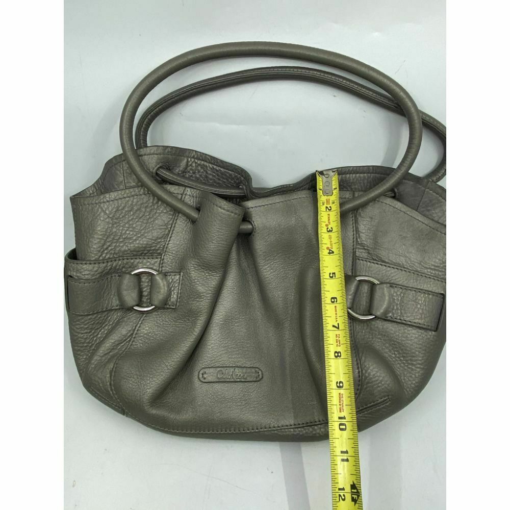 COLE HAAN Gray Large Leather Tote/ Shoulder Bag Msrp 350