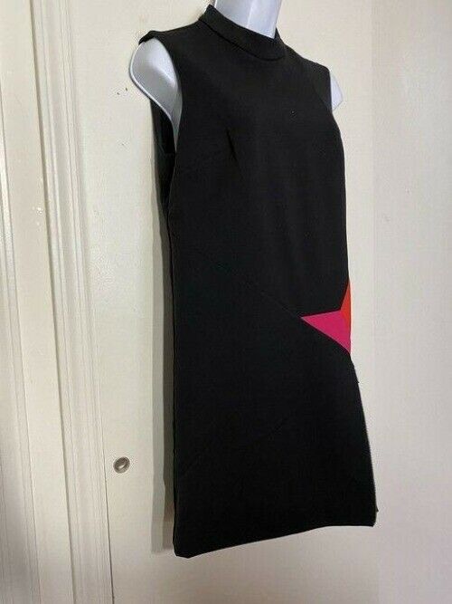 nicole miller black w new w slit msrp short casual dress