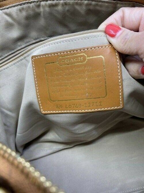 coach bag medium large patch work multicolor tote