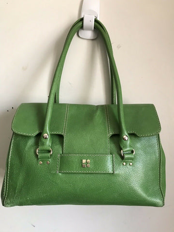 KATE SPADE Green Leather Hand Bag