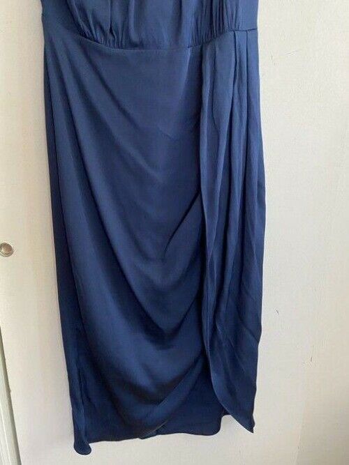 Milly navy new halter chiffon msrp