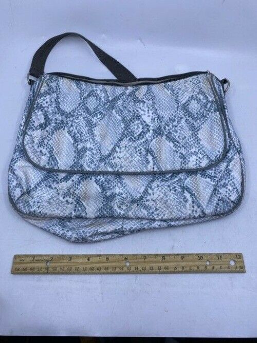 Lesportsac Unique Snake Design Multicolor Nylon Shoulder Bag