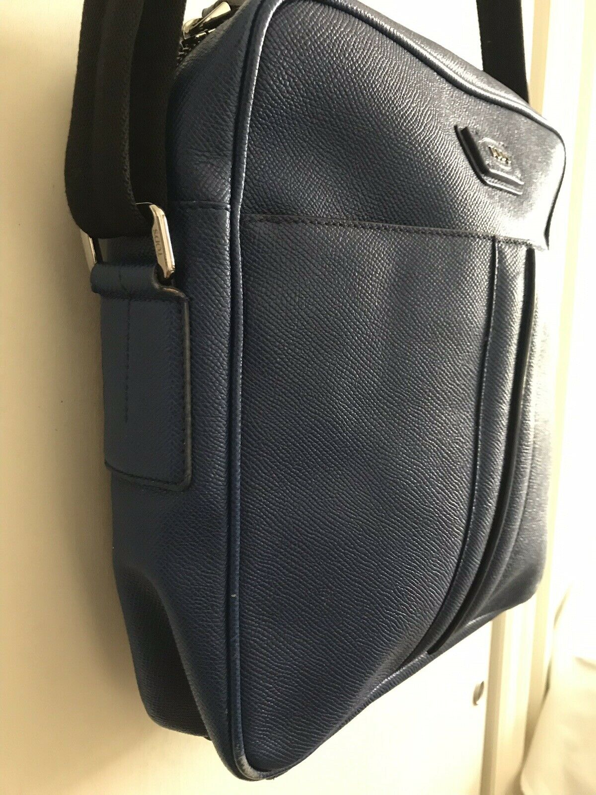 TOD’S Blue Saffiano Leather Crossbody Bag