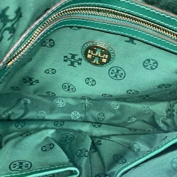 TORY BURCH Green leather hobo Bag