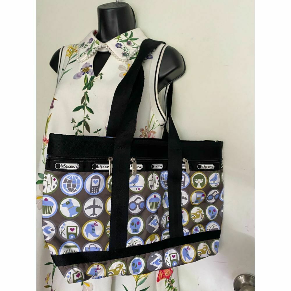 Le Sportsac Women's Multicolor Nylon Tote Bag