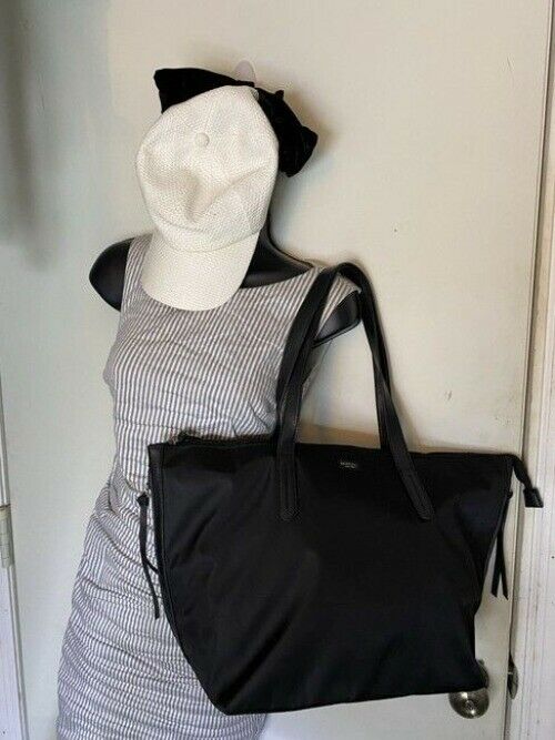 Botkier New York Black Canvas Shoulder Bag