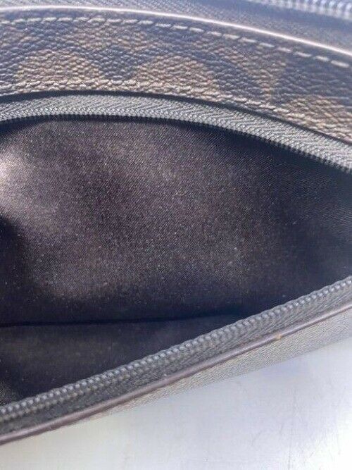 Coach Like New Large Brown Tan Wristlet