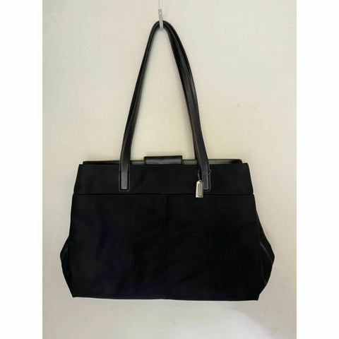 Coach Women's Large Black Fabric Tote Bag