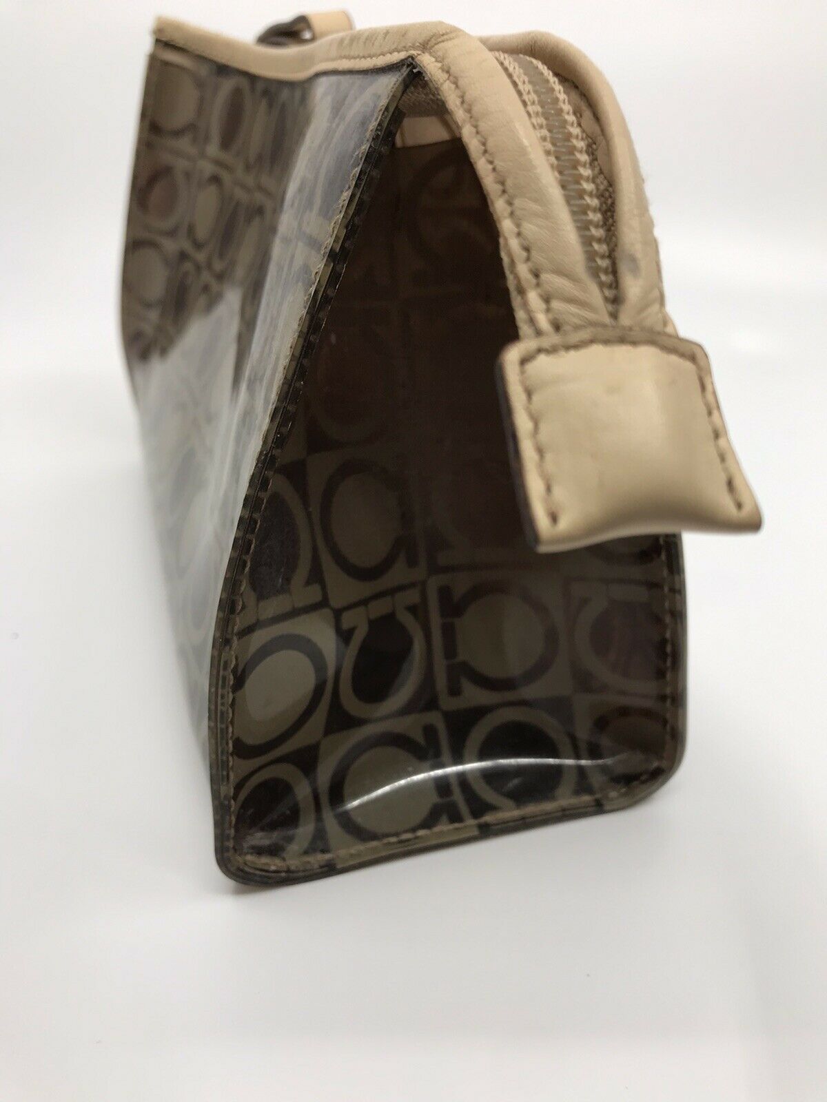 SALVATORE FERRAGAMO vintage Pastic Pouch