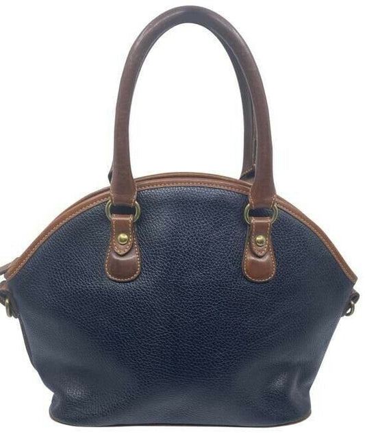 coach shoulder bag vintage handbag great find black brown leather tote