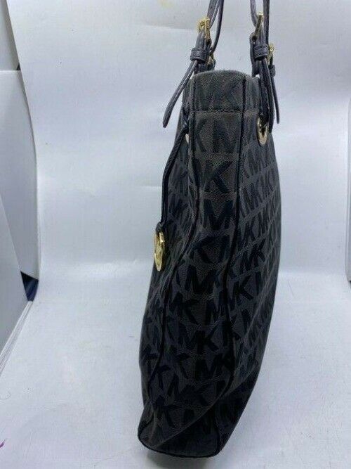michael kors bag xl msrp black jacquard fabric tote