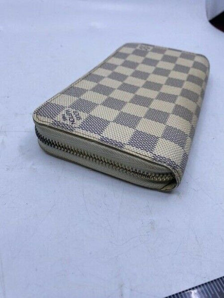 Louis Vuitton White Damier Azur Organizer Ca1089 Wallet