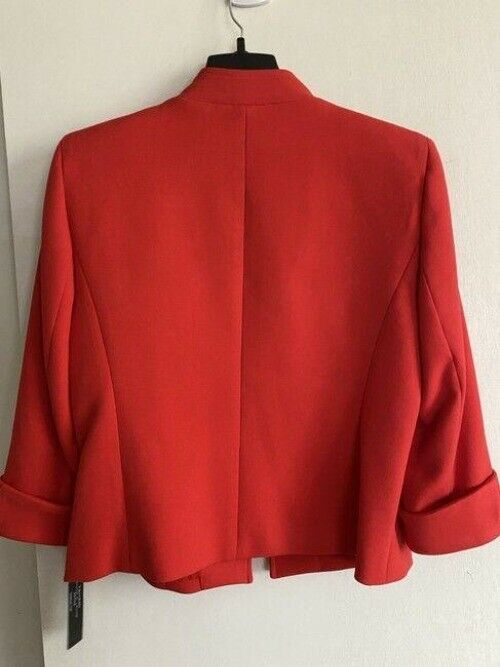 elie tahari red jacket