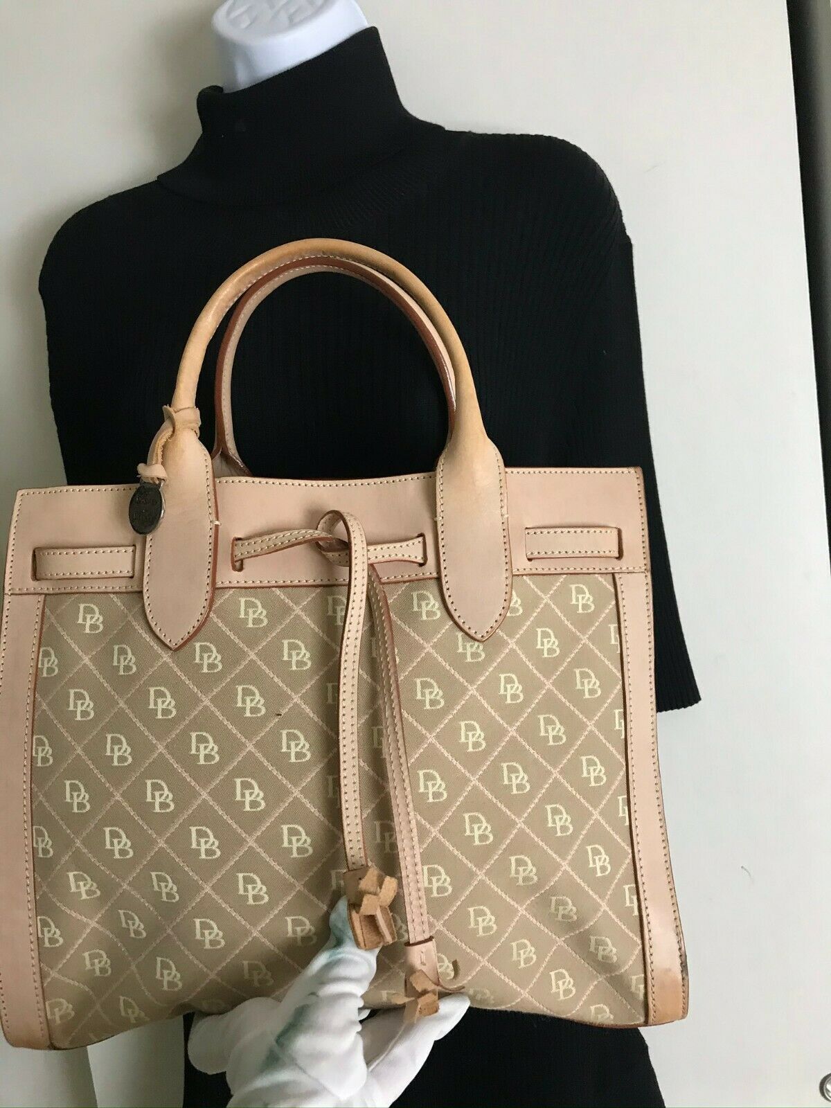 Dooney & Bourke Tan Large Tote Bag