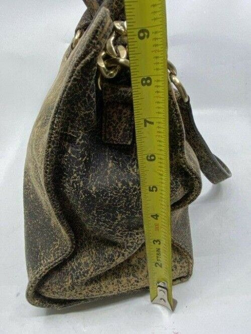 michael kors washed hamilton msrp black leather shoulder bag
