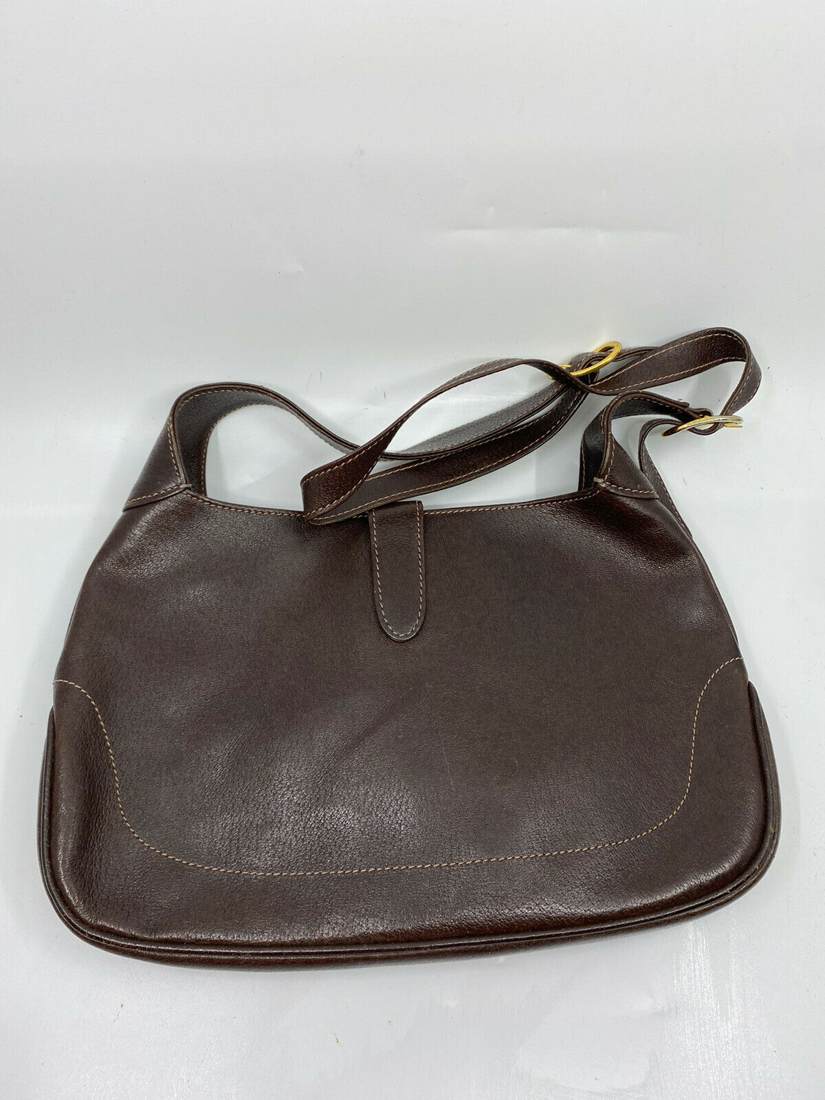 GUCCI Vintage brown Leather Hobo Bag