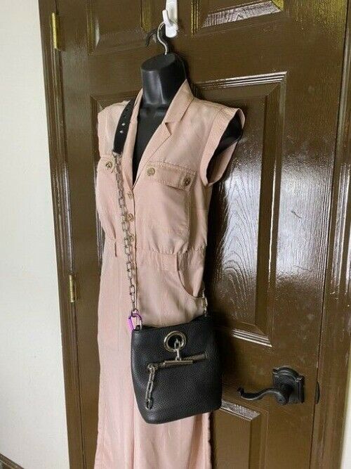 Alexander Wang Bucket Riot Black Leather Cross Body Bag