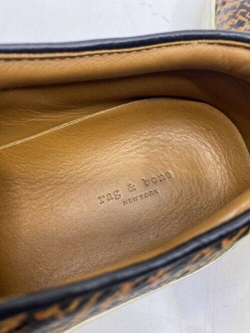 Rag And Bone Tweed Kent Slip On Print Sneakers Size Us