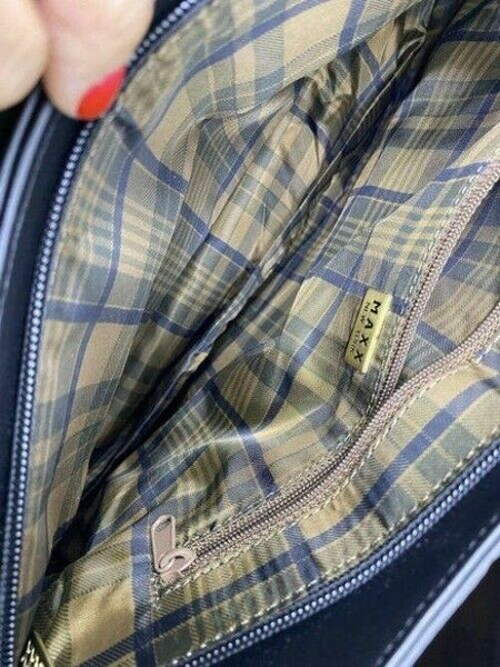 Maxx New York Tote Black Nylon Fabric Shoulder Bag