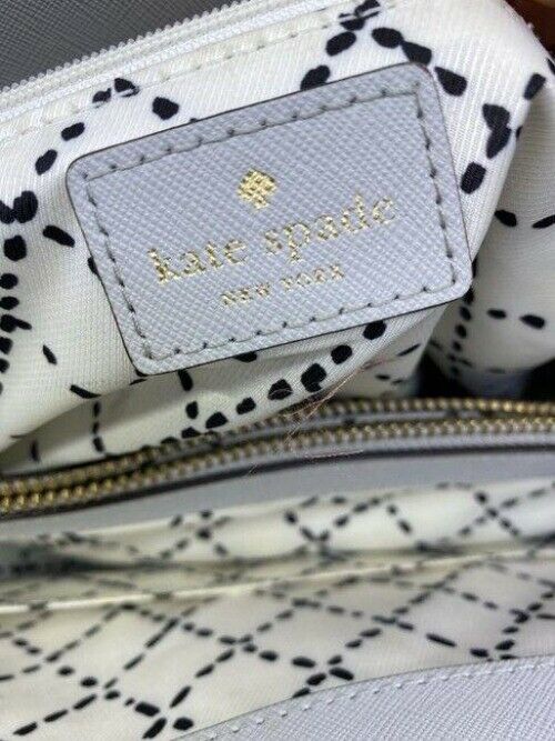 kate spade shopping xl w saffiano w detachable off white leather tote