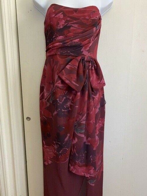 badgley mischka multicolor msrp long formal dress