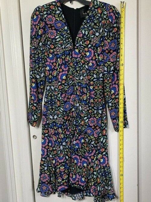 nicole miller multicolor new knee length printed msrp