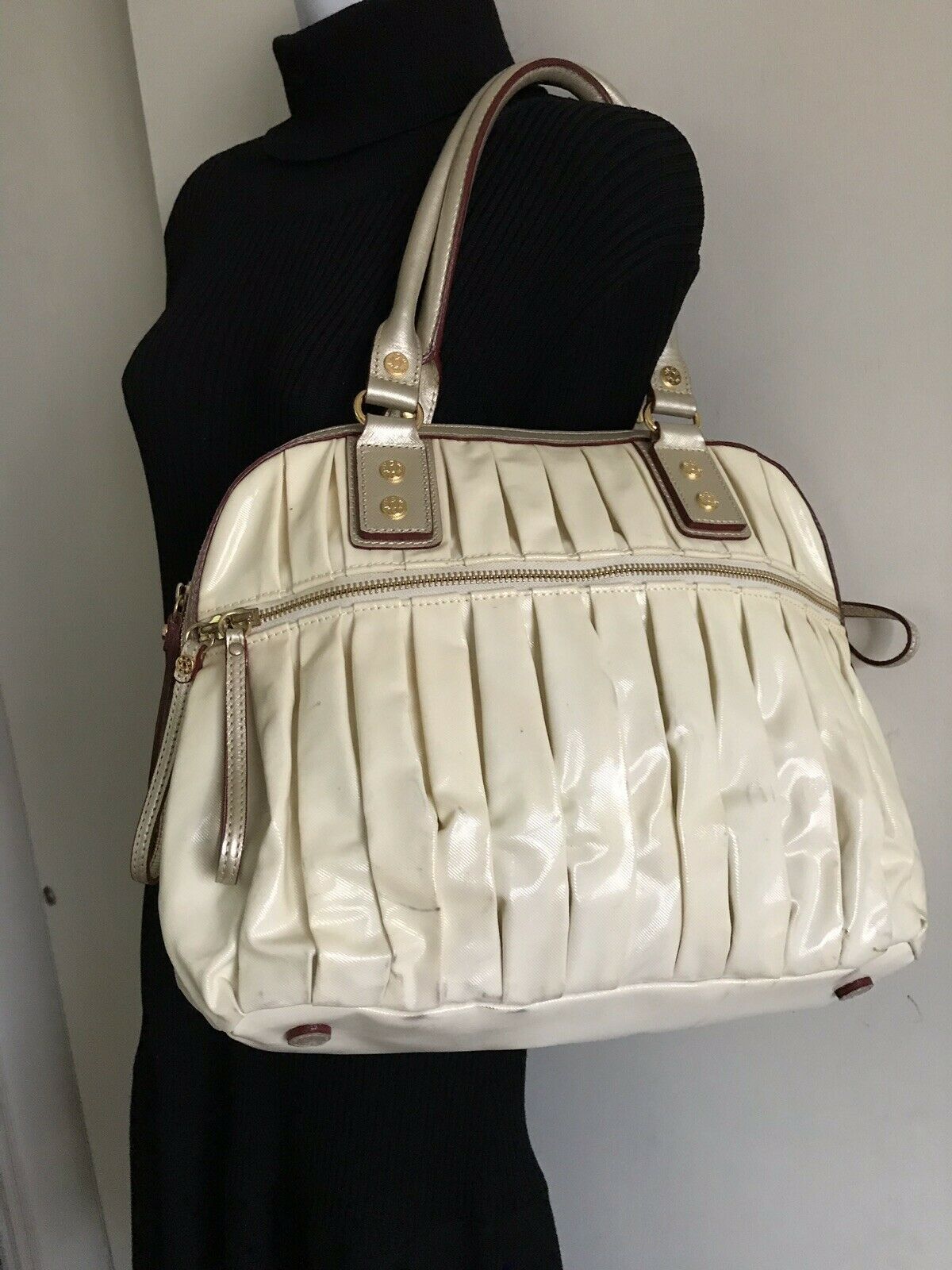 MZ WALLACE White Canvas Bea Bag