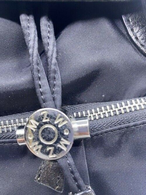 Mz Wallace Cece Moto Black Nylon Backpack