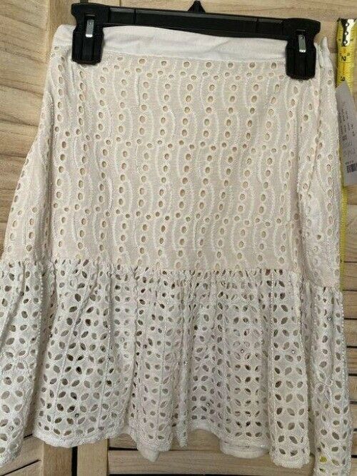 Nicole Miller olive white msrp skirt