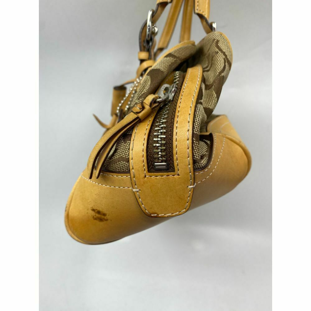 Coach Women's Tan Brown Medium Fabric Tote Bag