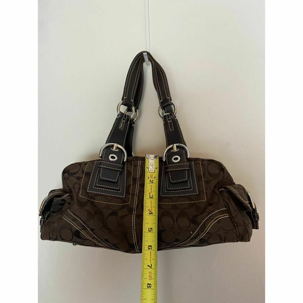Coach Women's Brown Medium Fabric Tote Bag