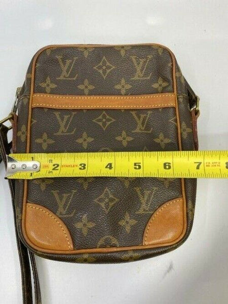 Louis Vuitton vintage tan monogram canvas cross body bag