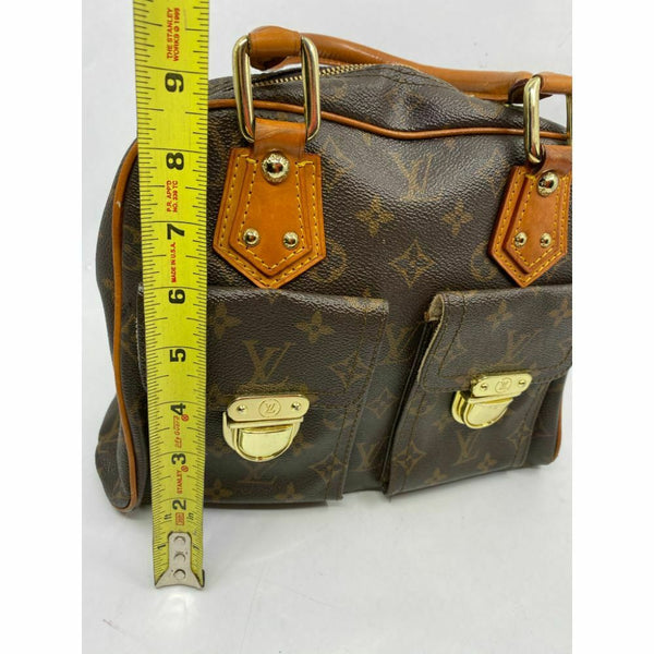 Louis Vuitton Manhattan PM Brown Tote Handbag